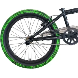 chilliz XB.02 schwarz-grün Kinder, Erwachsene V-Brake 360° Rotor - Schwarz