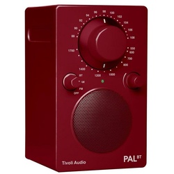 Tivoli Audio PAL BT rot Radio mit Akku und Bluetooth UKW-Radio (UKW/FM, AM) rot