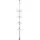 Oxo Teleskop-Duschregal 1 tlg. 9,5 x 30,5 x 160,5 cm Silber