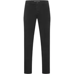 Chinohose MAC "Driver", Herren, Gr. 31, Länge 32, schwarz, Web, Obermaterial: 89% Baumwolle, 8% Polyester, 3% Elasthan, unifarben, casual, figurumspielend knöchellang, Hosen, mit Stretch