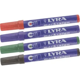 Lyra Pet Permanentmarker 1-4 mm 1 St. Schwarz