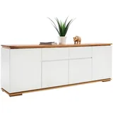 MCA Furniture Sideboard - weiß , Maße (cm): B: 182 H: 81 T: 40.0