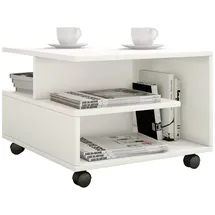 VCM Couchtisch Rollen rollbar Kaffeetisch Stango S