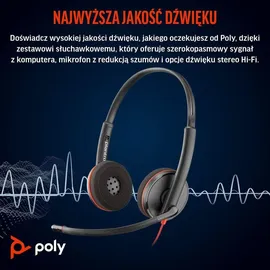 Poly Blackwire 3220 USB-C Stereo-Headset