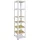 shelfplaza Schwerlastregal Metall 155x40x40 cm weiß 6 Böden 145 kg Traglast pro Boden