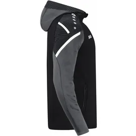 Jako Performance Kapuzenjacke Herren schwarz/anthra light XXL