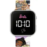 Accutime Disney Barbie LED Uhr Digital  weiß