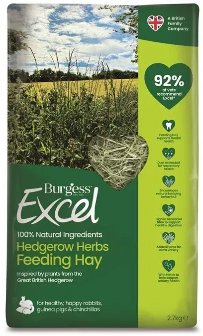 - Excel Hedgerow Herbs Feeding Hay 2.7kg