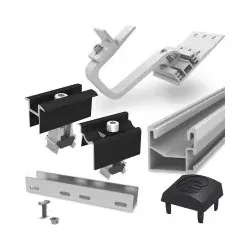 K2 SingleRail Set Unterkonstruktion PV Anlage