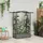 vidaXL Hochbeet mit Rankgitter und Dach 124 x 40 x 125 cm Hellgrau