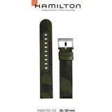 Hamilton Textil auf Leder Khaki Field Auto Band-set Textil Camouflage Grün 20/20 H690.705.123 - grün