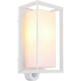 GLOBO Außenleuchte weiß B/H/T: ca. 13x28x12,2 cm - weiß
