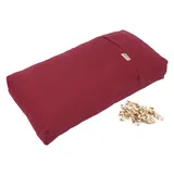 Yogistar Yogakissen Small Yoga Bordeaux-Melange. Dinkelspelz