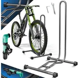 KESSER Fahrradständer, Fahrradständer für Mountainbike, E-Bike, Citybike, Rennrad, MTB grau 1er Set