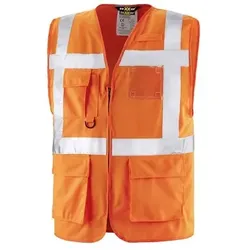 Warnschutz-Weste DUNDAS, warnorange, Größe 6XL - warnorange