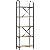 vidaXL Bücherregal 60 x 30 x 183 cm Eiche