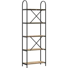 vidaXL Bücherregal 60 x 30 x 183 cm Eiche