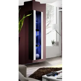 99rooms FLI T41 rechts Vitrine 170x40x29 Schwarz Weiß