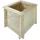 TIMBELA Hochbeet 58 x 58 x 57 cm Beige
