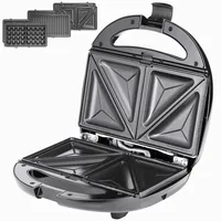 monzana 3in 1 Sandwichmaker Waffeleisen 800W