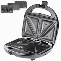 monzana 3in 1 Sandwichmaker Waffeleisen 800W