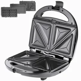 monzana 3in 1 Sandwichmaker Waffeleisen 800W