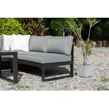 Primaster Gartenmöbel-Set Limoncello Aluminium mit verstellbarem Kopfteil