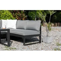 Primaster Gartenmöbel-Set Limoncello Aluminium mit verstellbarem Kopfteil