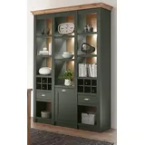 furn.design Vitrine Buffet Norwich 147 x 0 x 207 cm Grün