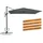 Schneider Schirme Rhodos Junior 270 x 270 cm anthrazit