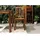 Massivmoebel24 Stuhl Sheesham 45x45x100 gewachst braun