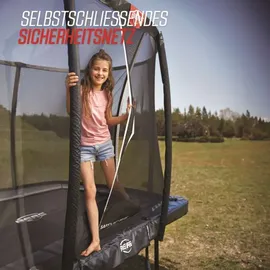 Berg Toys BERG Trampolin Champion Regular 380 cm grau + Netz Deluxe