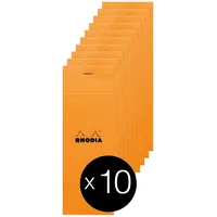 Rhodia 8200C - Packung mit 10 Notizblöcken Einkaufsblock No.8