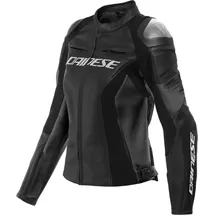 Dainese Outlet Racing 4 Perforiertes Leder Jacke - Black - 46