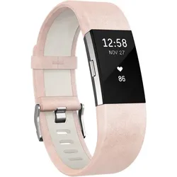 FITBIT fitbit Leder Band, Blush Pink Small für, Rosa, ONE SIZE