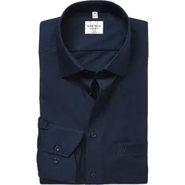 Marvelis Businesshemd Modern Fit modern FitHaifisch blau 43