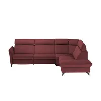 himolla Ecksofa  1926 ¦ rot ¦ Maße (cm): B: 245 H: 92 T: 278