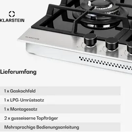 Klarstein Gaskocher 3-Flammig 6,2 kW