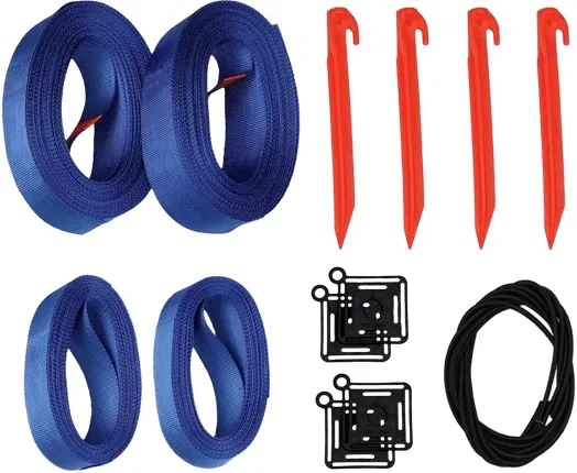Funtec Beach Champ Courtline 50 mm Tor Blau