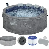 BESTWAY Carrara Ø 170 x 65 cm Grau