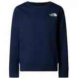 The North Face Kinder Box NSE Regular Crew Sweatshirt, Summit Navy/Dusk Blue, 10 Jahre