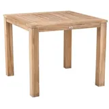 BEST Freizeitmöbel Moretti 90 x 90 x 75 cm Teak