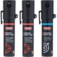 ABUS Camping-Gas ABUS Abwehrspray SDS80 Mini zur Selbstverteidigung bei Tierangriffen schwarz