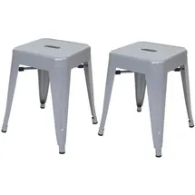 MCW Hocker A73 Metall 39 x 46 x 39 cm Grau
