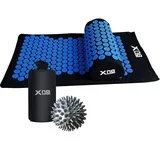 XN8 Akupressurmatte Set-Akupressur Massagematte für Yoga, Rücken Nacken, Füße, Schmerzlinderung und Muskelentspannung, akupressur stachelmatte rücken mit kissen, ball und Tragetasche