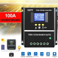 Auto USB LCD Display 100A MPPT Solarladeregler 12V/24V/36V/48V MPPT Laderegler