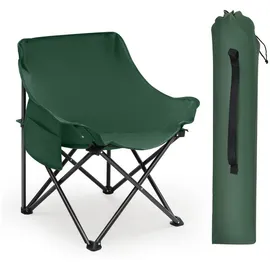sunula Campingstuhl Faltbar Dunkelgrün