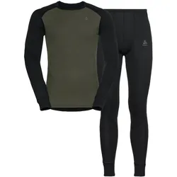 Odlo Langarmshirt + Hose Active Warm Eco (warm, hervorragendes Feuchtigkeitsmanagement) Unterwäsche schwarz Herren