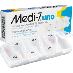 MEDI 7 uno Medikamentendosierer für 7 Tage weiß