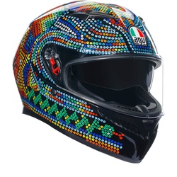 AGV K3 Rossi Winter Test 2018 Helm, mehrfarbig, Größe XS für Männer
